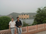 Manish and me at Jal Mahal